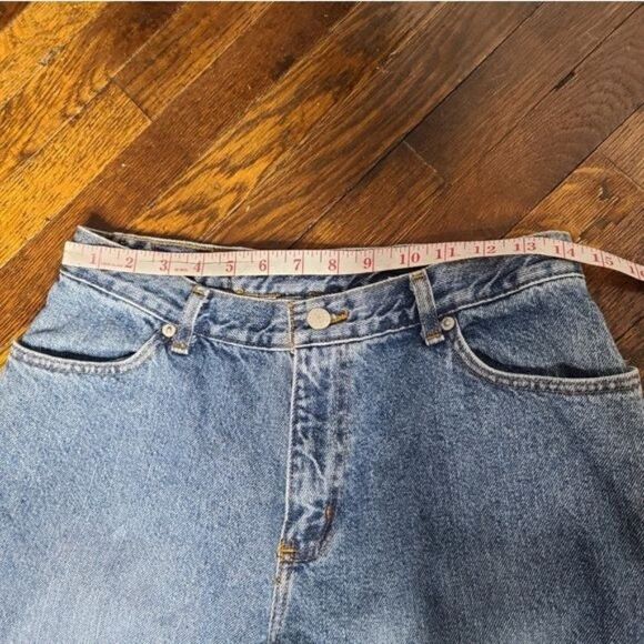 Vintage 90's Super High Rise Straight Leg Jeans - Picture 5 of 12